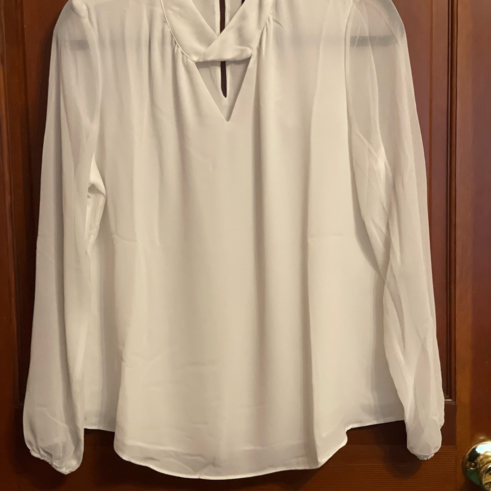 WHBM Ecru Blouse
